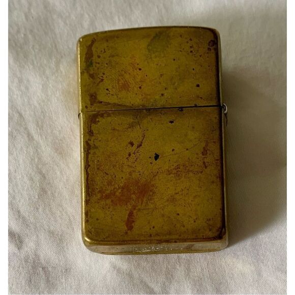 Vintage RARE 1986 Marlboro Man Cowboy Rider Lasso Brass Zippo Lighter USA - Picture 4 of 4